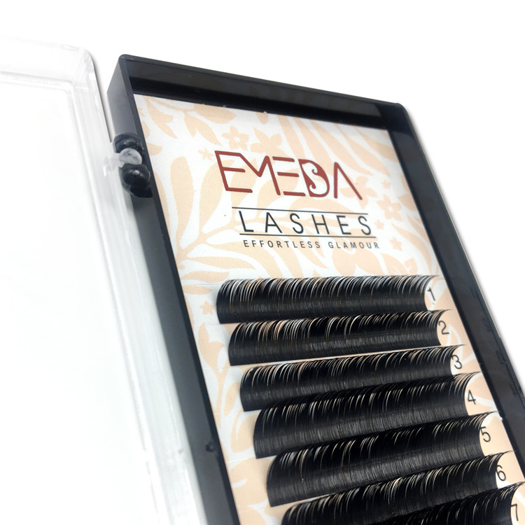 Eyelash Supplier  Wholesale Flat Eyelash Extension Private Label lashes Li16